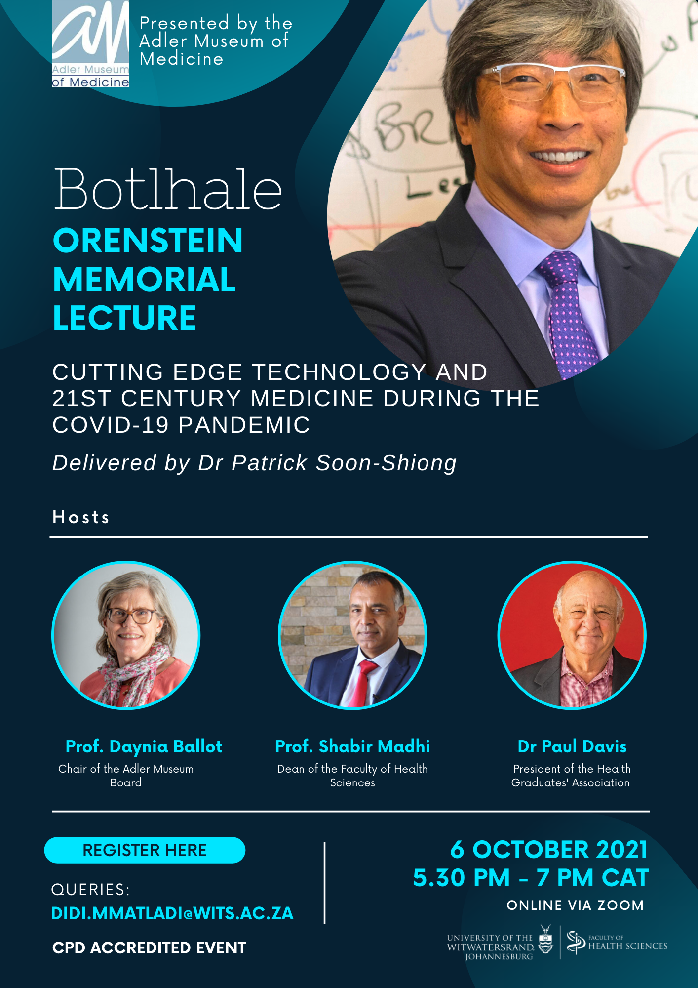 2021 Botlhale Orenstein Memorial Lecture